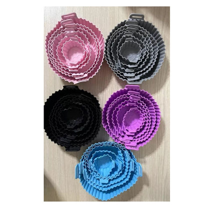 Colores y tamaños disponibles del set de moldes de silicona